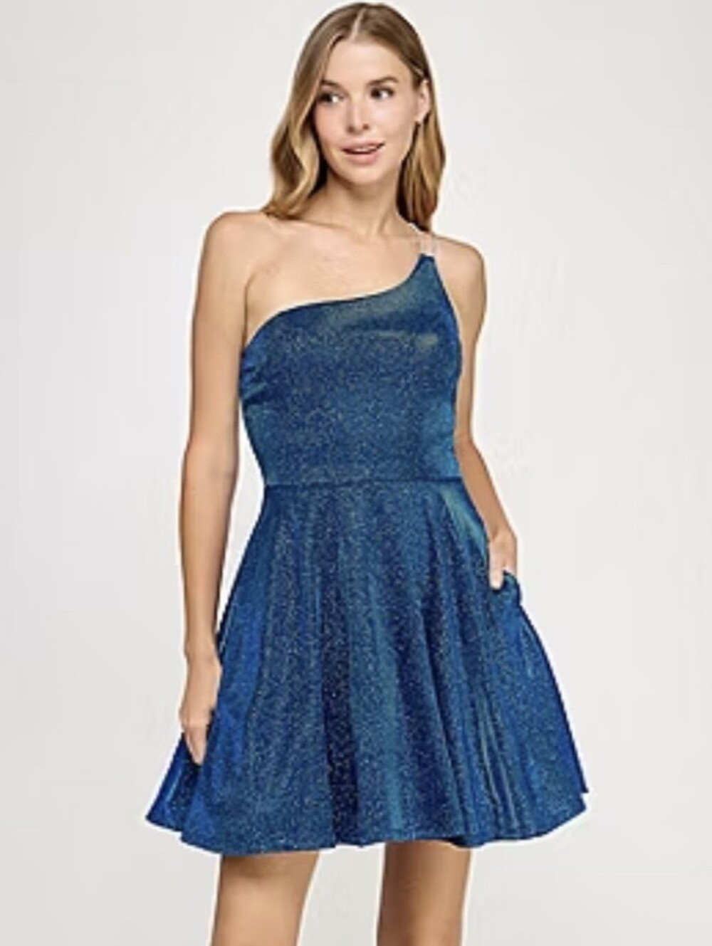 City Triangle Formal Shimmering Iridescent Size 14 Juniors Fit Flare Dress NEW